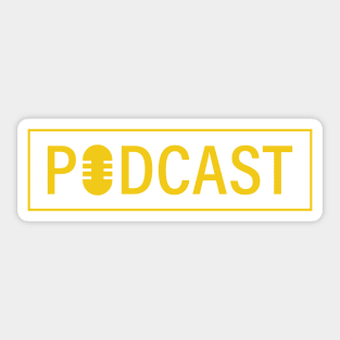 PODCAST Sticker